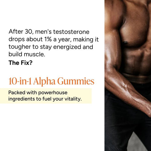 Alpha Gummies — The #1 Men's Vitality Gummy with Pure Himalayan Shilajit